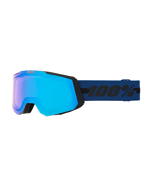 100% SNOWCRAFT HiPER Skibriller - Dusty/Mir. Blue + Ekstra linse