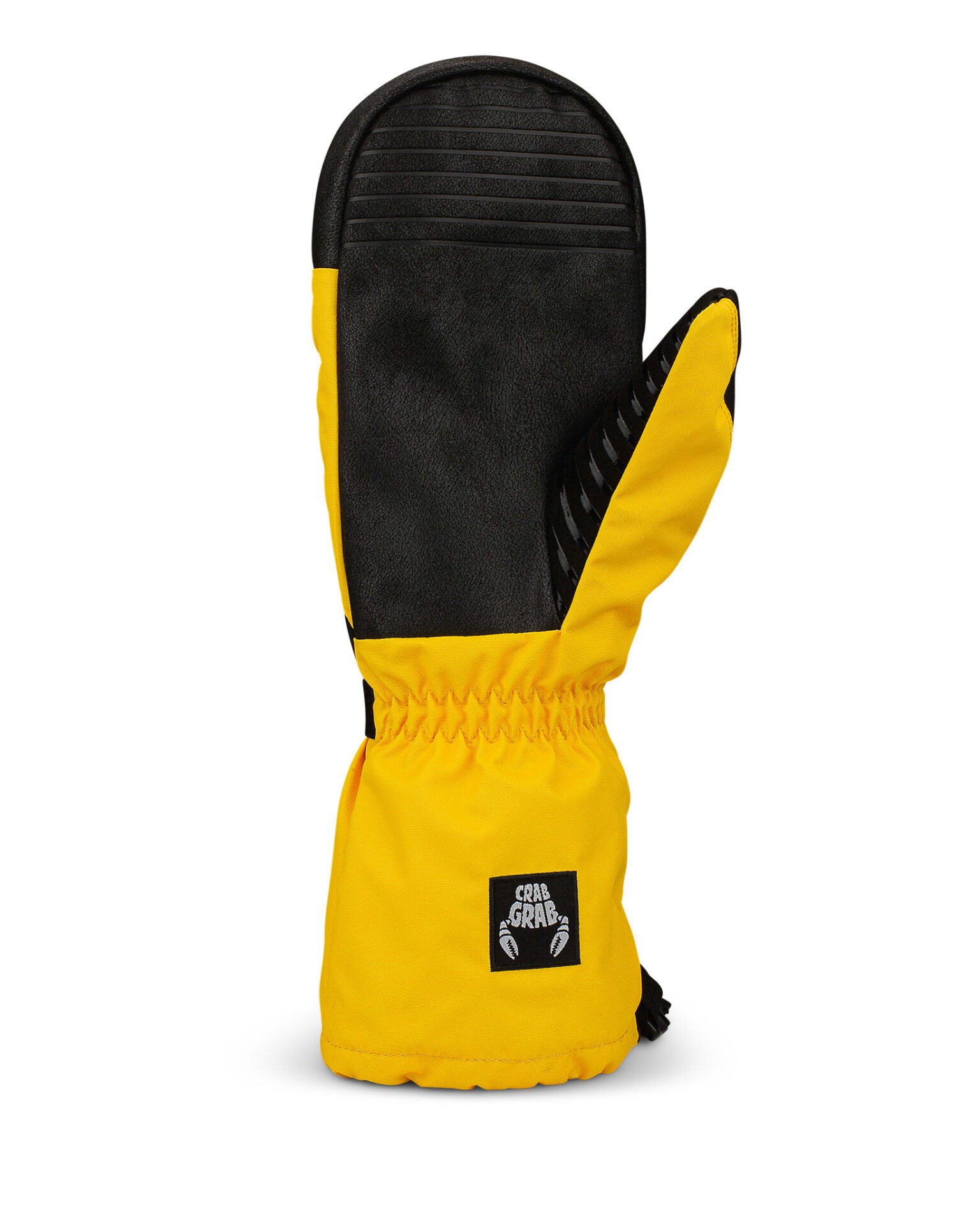 Crab_Grab-FA24-Mittens-Cinch_MItten-Vintage_Yellow_Black-PALM