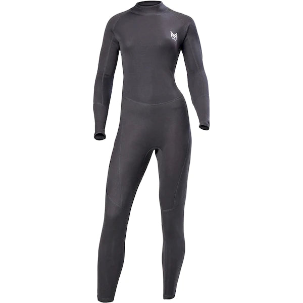 Massive våddragt til damer (3mm) - Lang Model - Sort