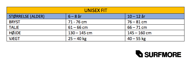 surfmore-svømmevest-boern-stoerrelse