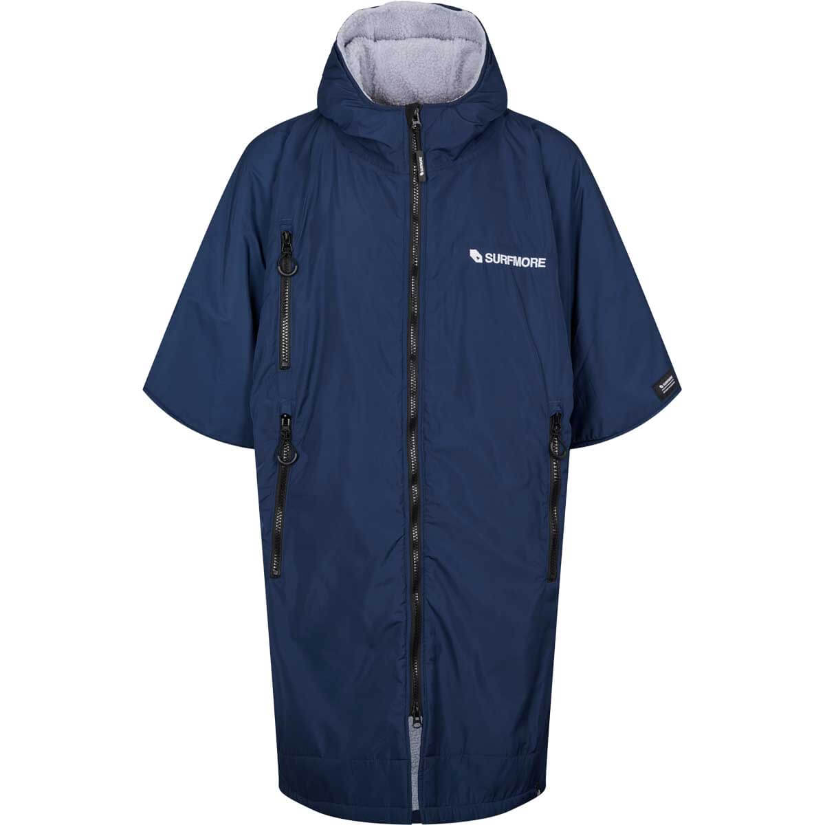 SURFMORE Change Robe Short Sleeve - Navy