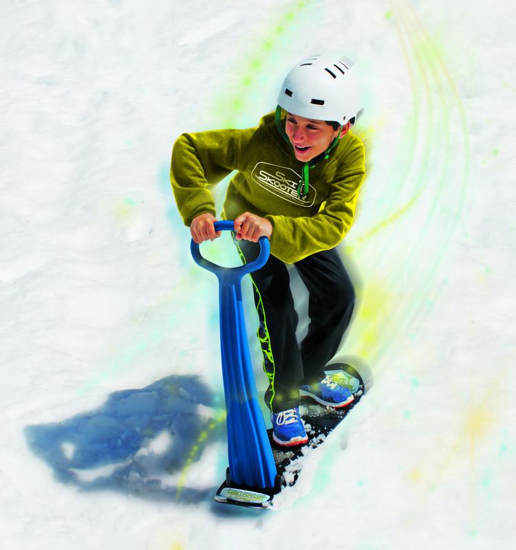 snowboard-kaelk-med-haandtag-blaa-barn