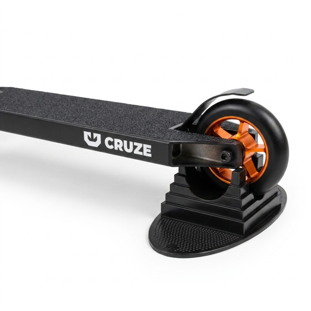 Cruze Pro Trick Løbehjul - Sort/Orange - Baghjul