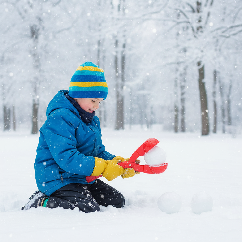 Snøballformer - Blå