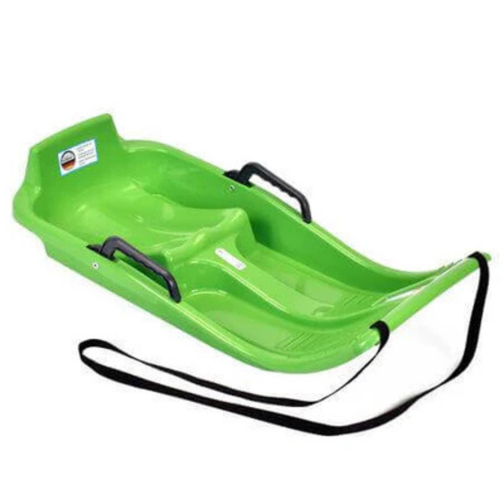 SnowFox Mini bobslæde til børn - Grøn