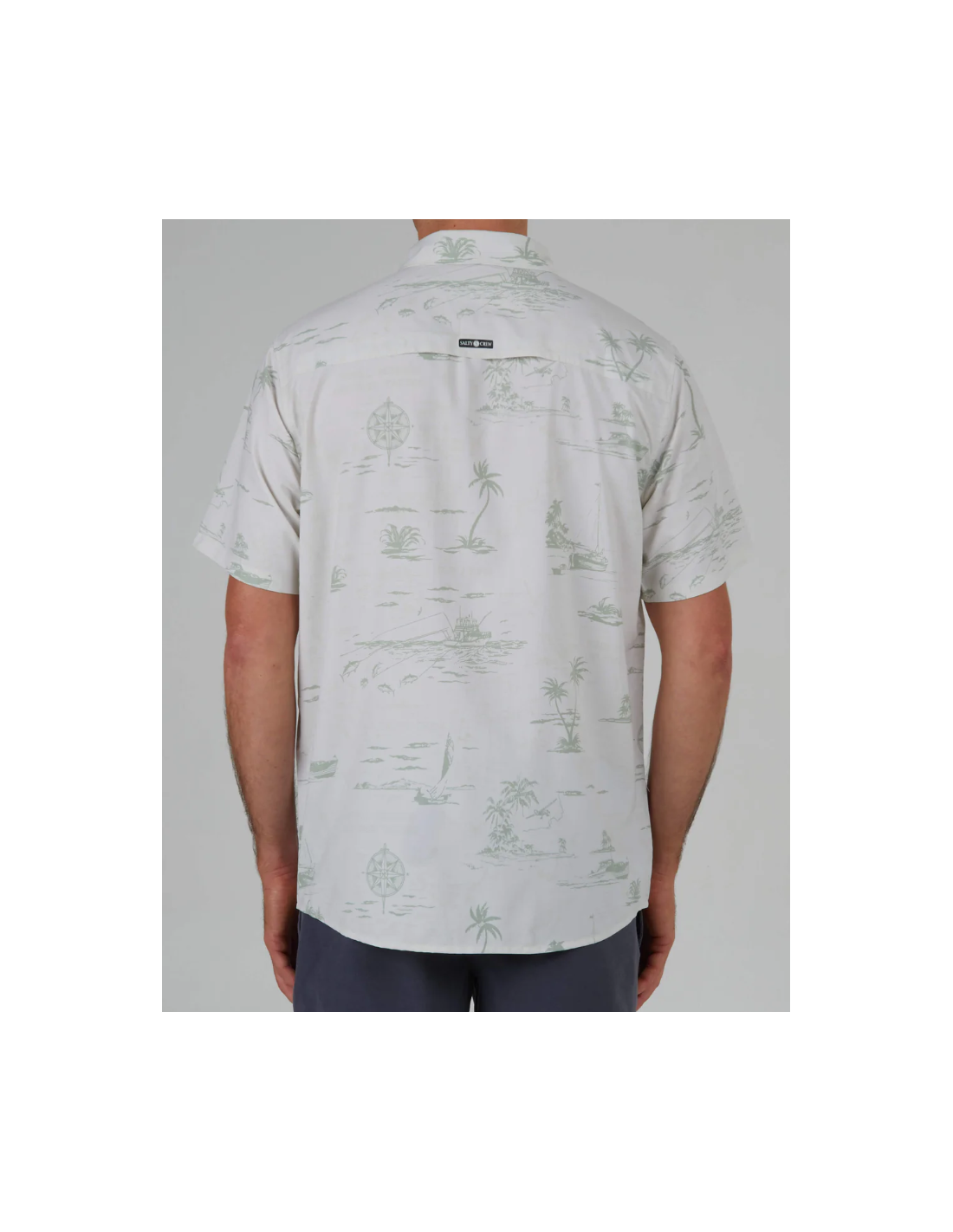 Salty Crew Seafarer S/S Tech Woven - Vokset