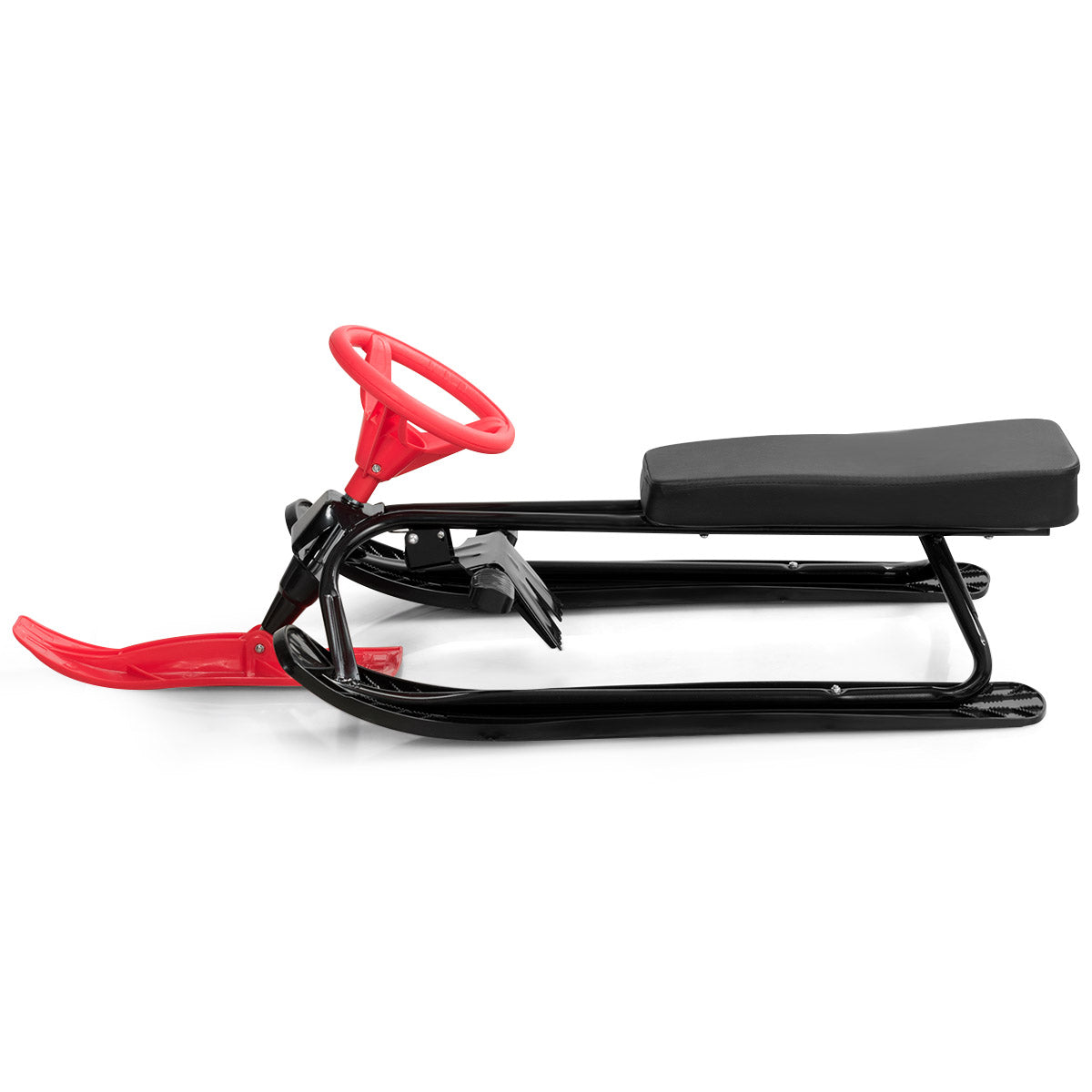 SnowRider Snowracer kælk med rat - Rød