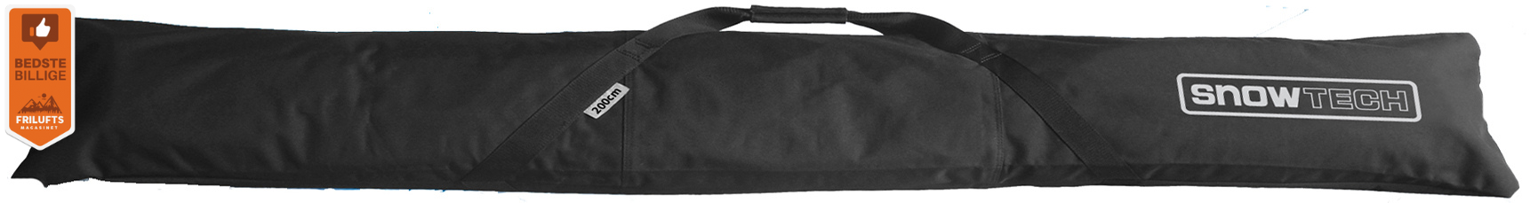 Snowtech Skitaske 200 cm - Sort - Med Friluftsmagasinets 'Bedste billige' Badge