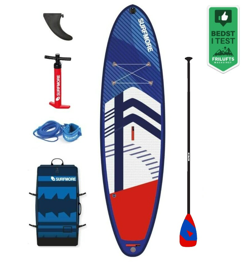 SURFMORE Allround 10'2 x 33 SUP Board - Blå