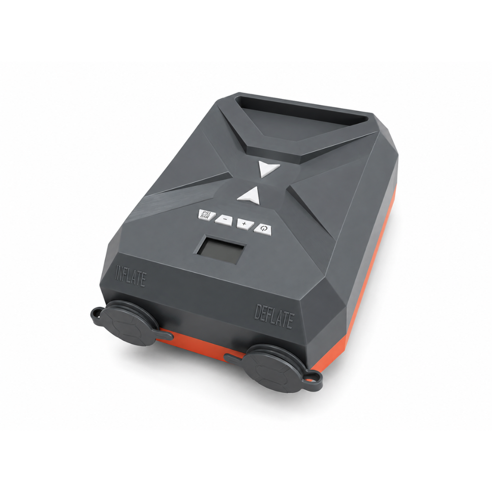 SURFMORE Active Elektrisk SUP Pumpe 20 PSI - Grå/Orange - Detaljer