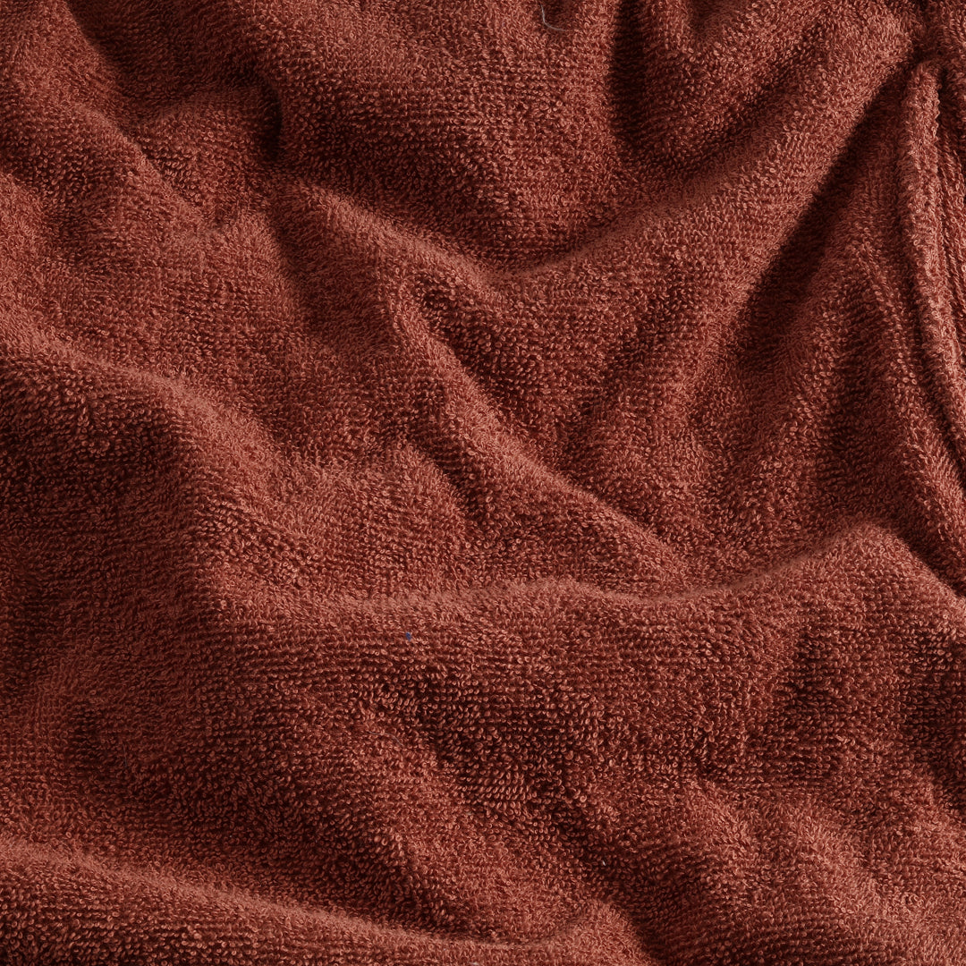 SURFMORE badeponcho til voksne - Bomuld - Brick