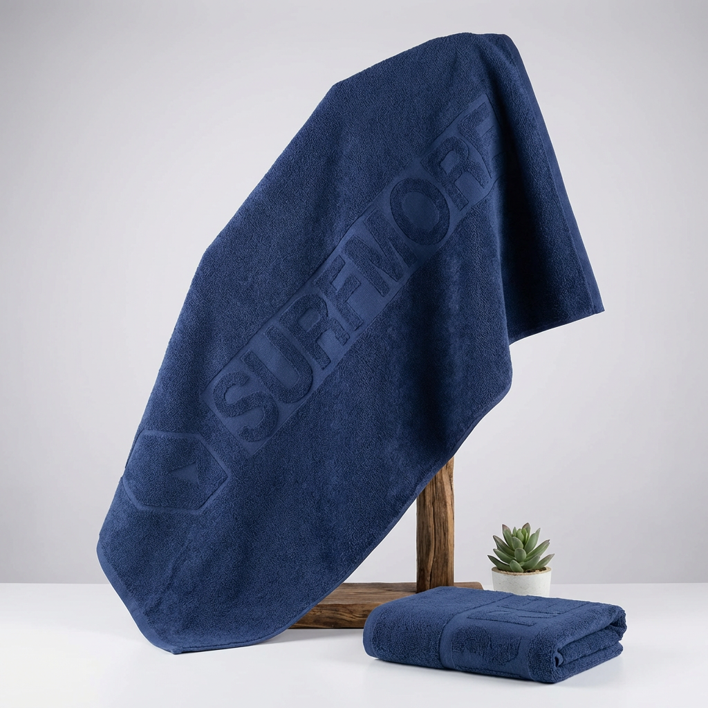 SURFMORE Ocean Håndklæde i Navy på stativ