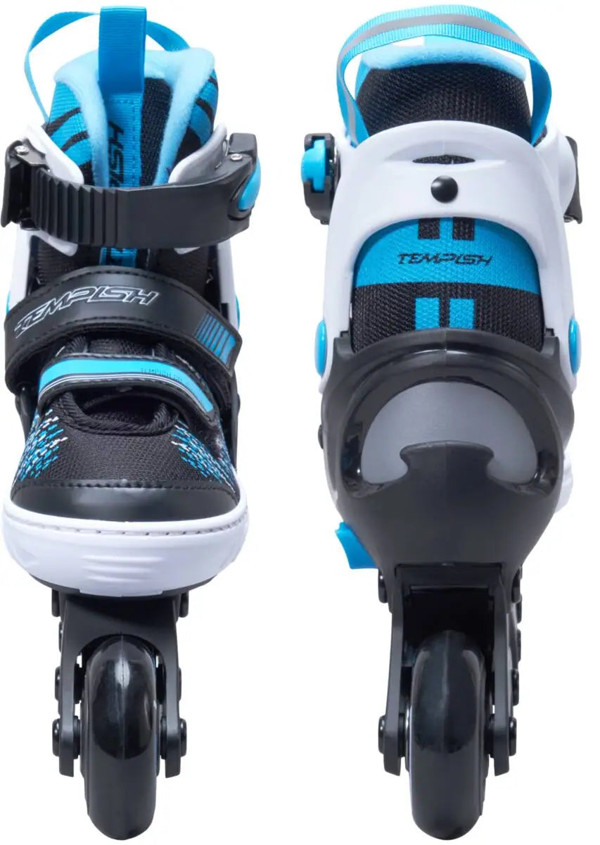 Tempish Gokid Justerbar inliners til børn - Størrelse 37-40 Sort