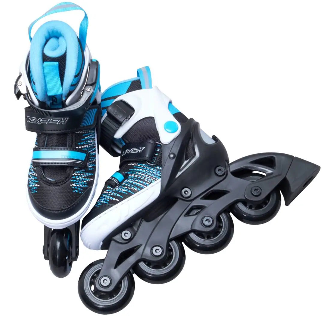 Tempish Gokid Justerbar inliners til børn - Størrelse 37-40 Sort