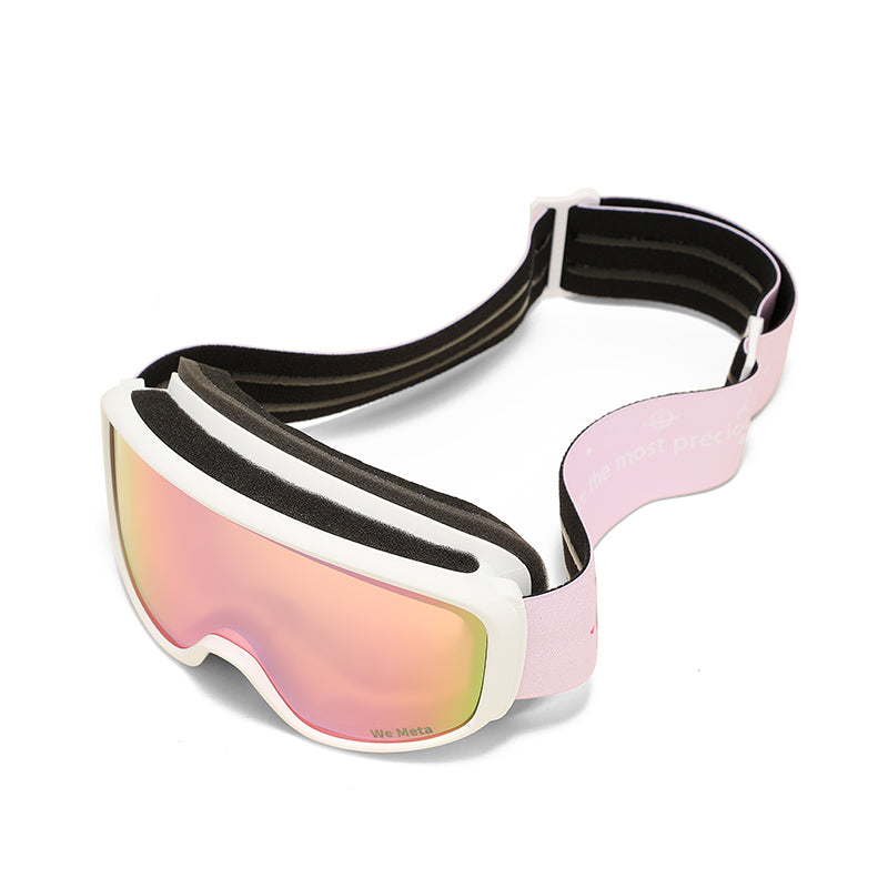 We Meta Skibriller til piger - Hvid/Lyserød