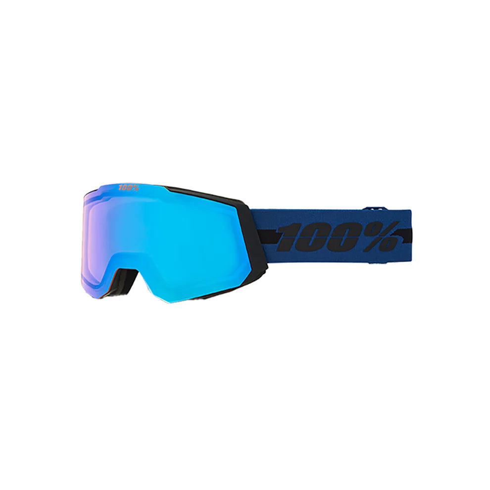 100% SNOWCRAFT HiPER Skibriller - Dusty/Mir. Blue + Ekstra linse
