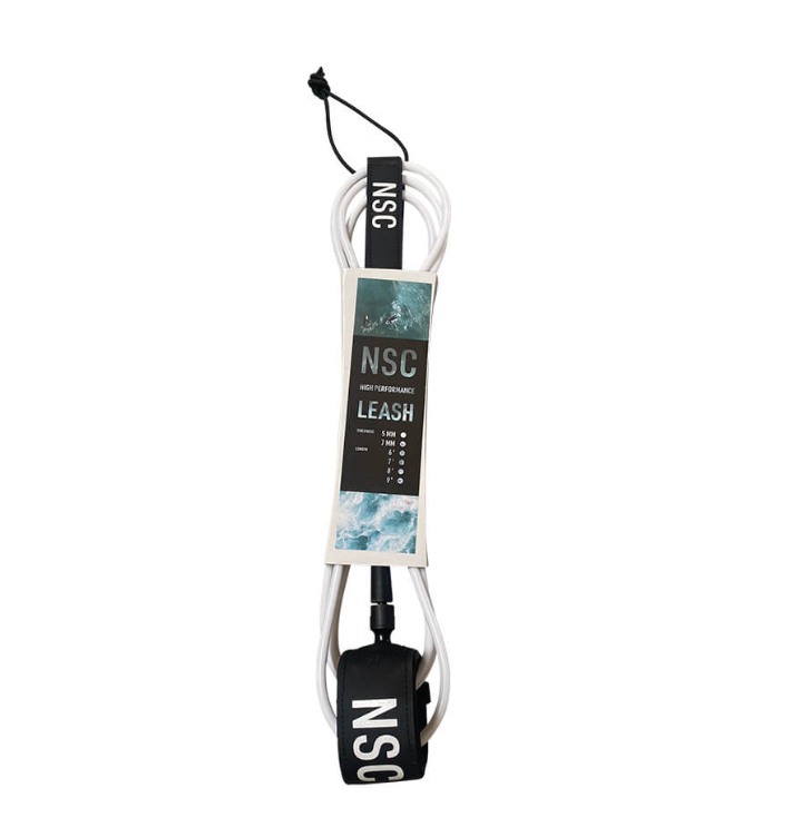 NSC Surf Leash 9" - Hvid