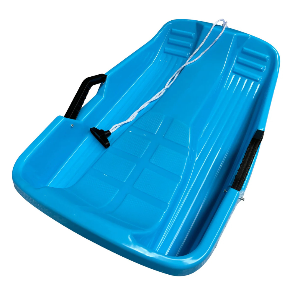 Babykælk med bremser og træksnor - Blå