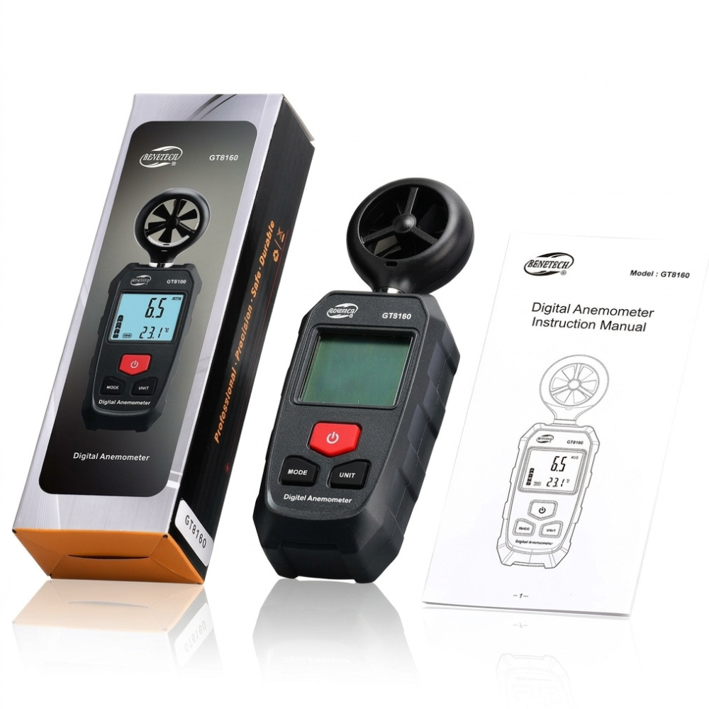 BENETECH GT8160 Håndholdt Vindmåler