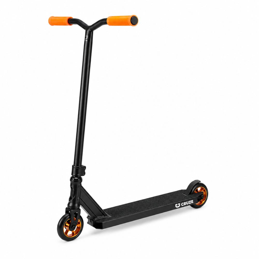 Cruze Core Trick Løbehjul - Sort/Orange - Set fra siden