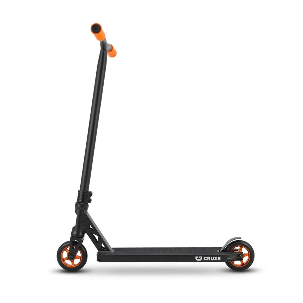 Cruze Pro Trick Løbehjul - Sort/Orange - Fra siden
