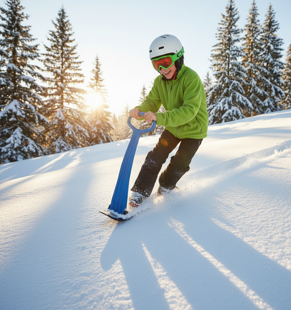 SnowRider Snowboard kælk med håndtag – Blå