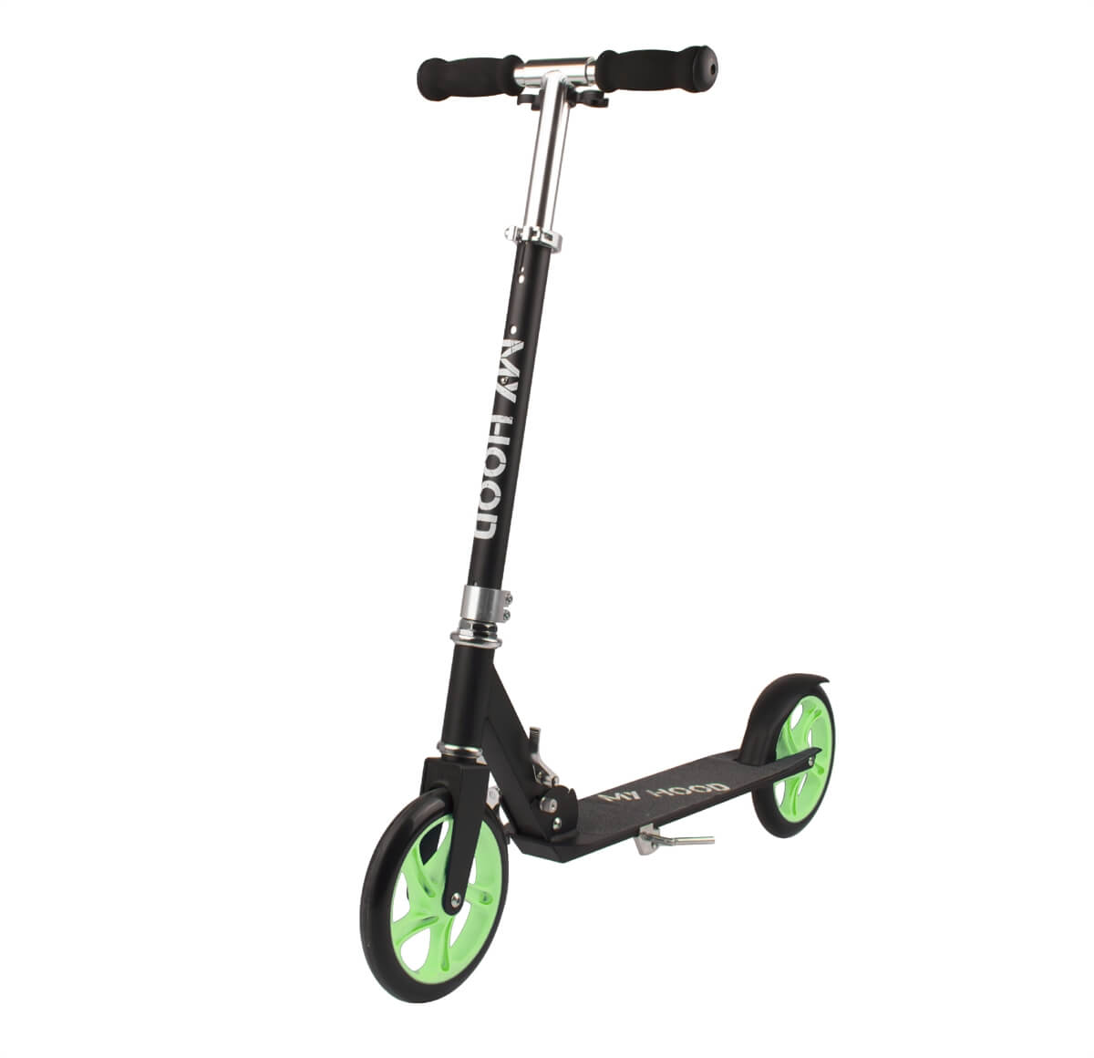 my-hood-200-loebehjul-store-hjul-sort-groen