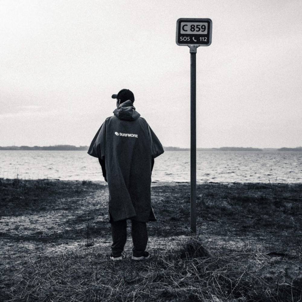 SURFMORE Change Robe Short Sleeve - Navy