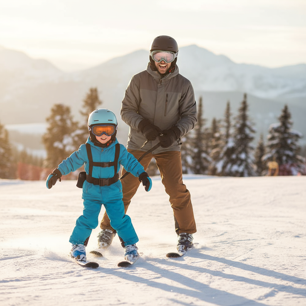 SnowRider Buddy - Skisele til børn