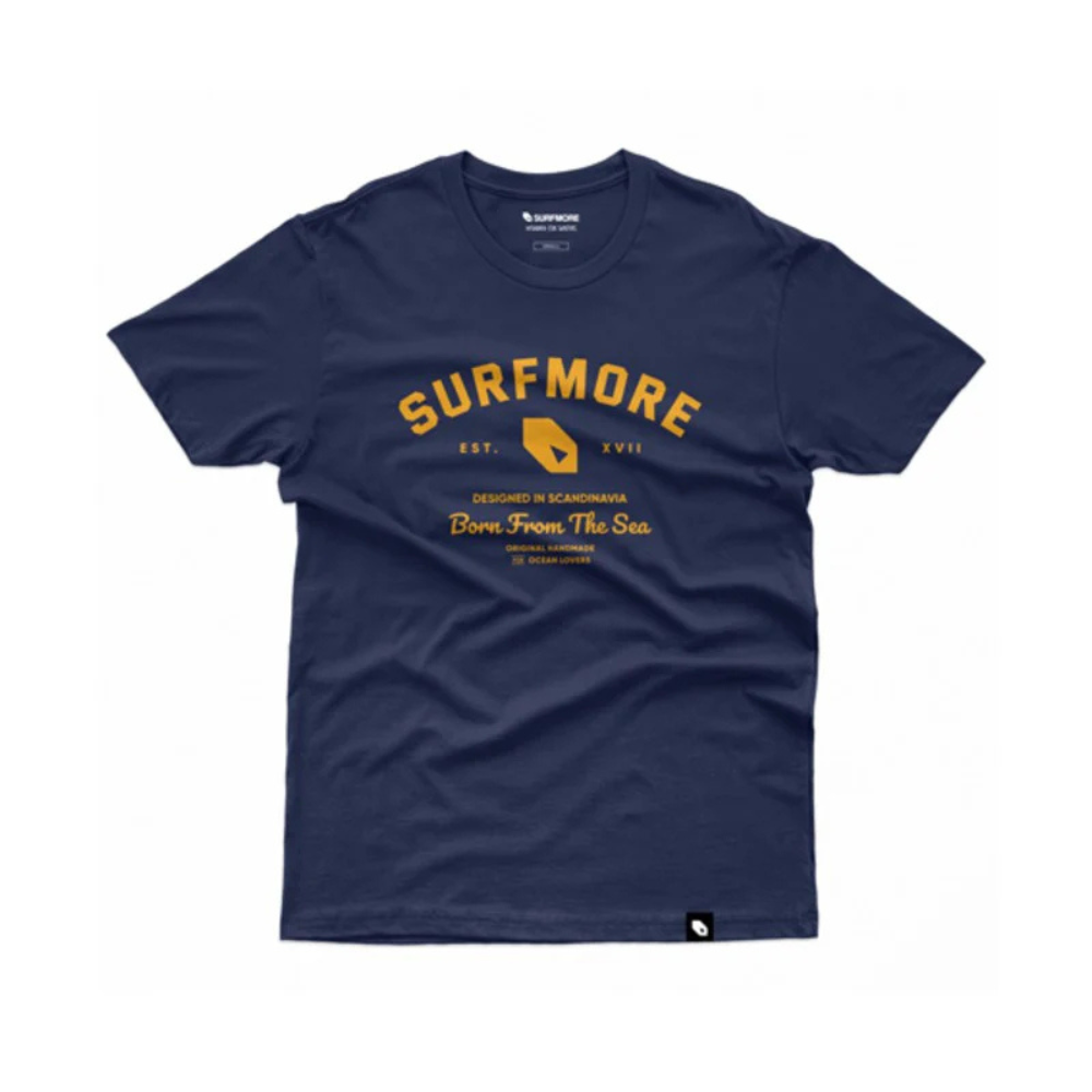 SURFMORE Born From The Sea T-shirt - Navy