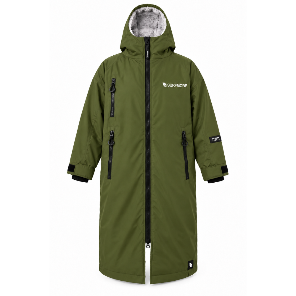 SURFMORE Change Robe Long Sleeve - Olivengrøn