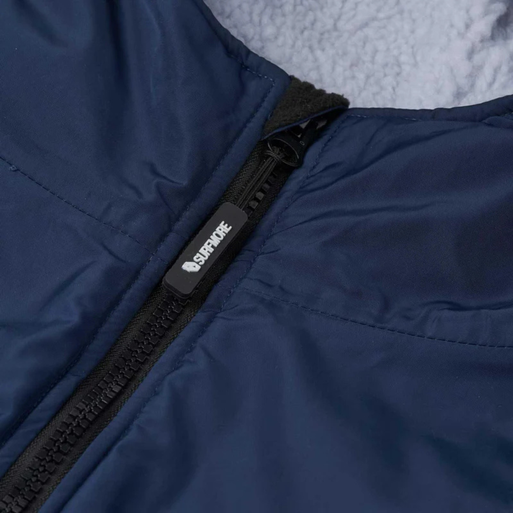 SURFMORE Change Robe Short Sleeve - Navy