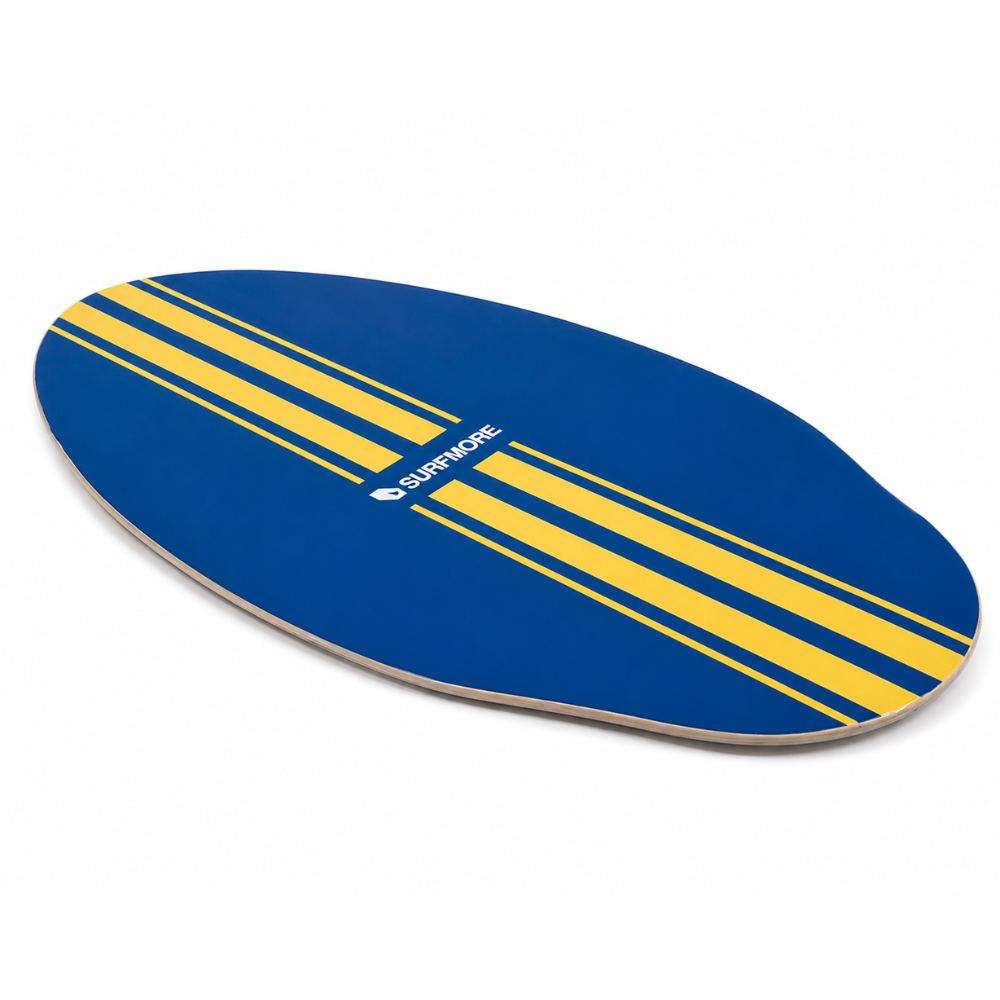 SURFMORE Classic Skimboard 37" - Blue Stripe - Grafik