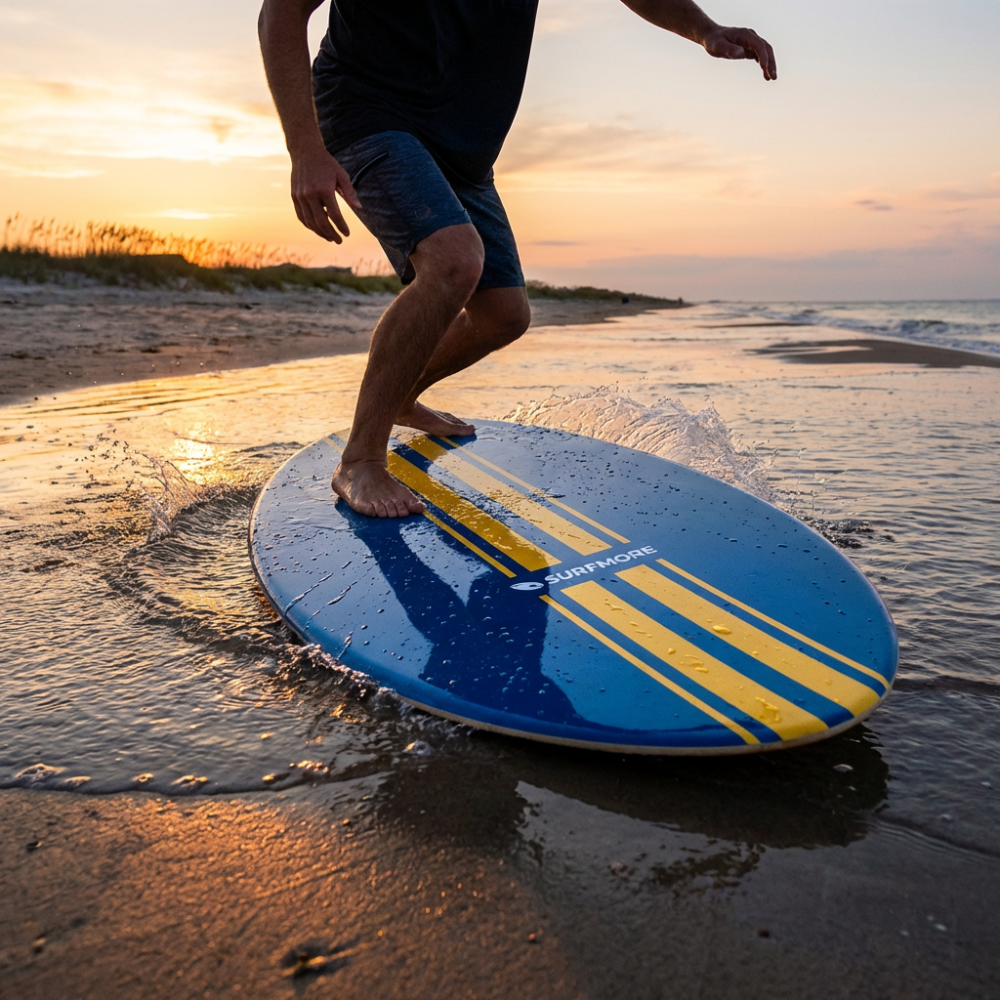 SURFMORE Classic Skimboard 37 glider hen ad vandet