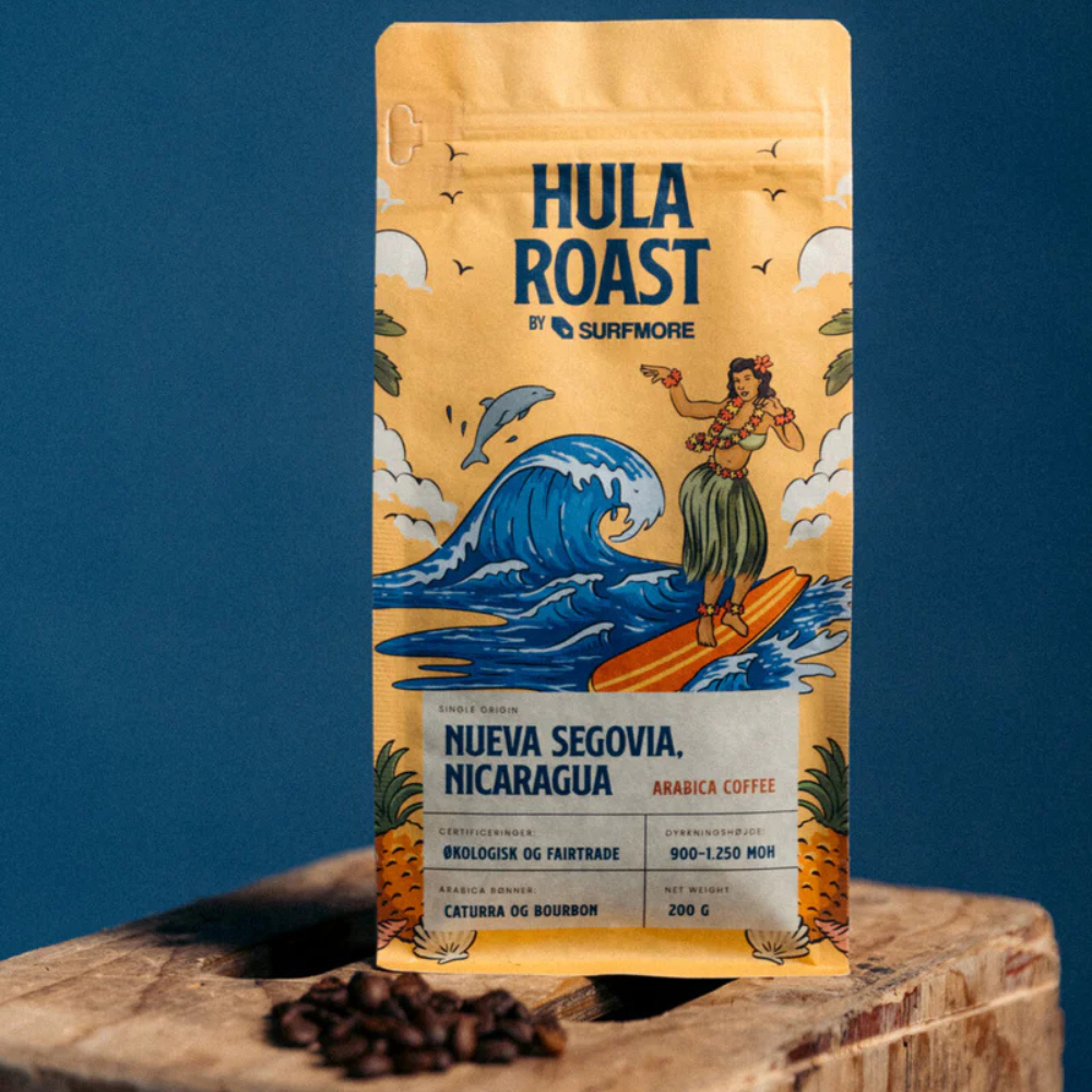 SURFMORE Hula Roast Kaffe (200g) - Hele bønner