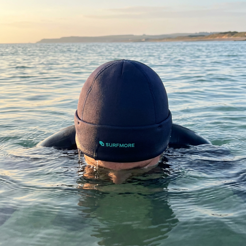 SURFMORE Neopren Hue m. Rem 3mm - Person i vand