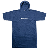 SURFMORE Ocean badeponcho til voksne - Bomuld - Navy