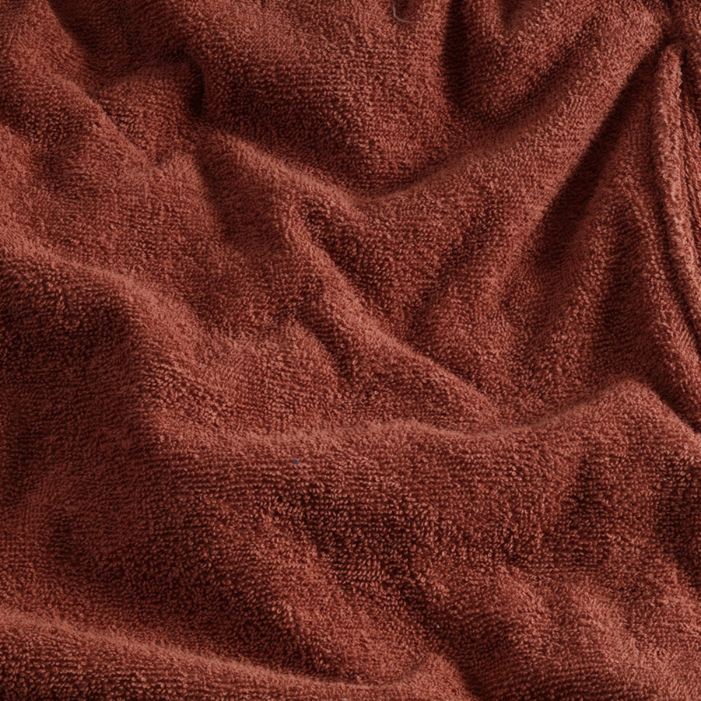 SURFMORE Ocean badeponcho til voksne - Bomuld - Brick