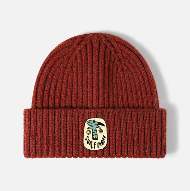 SURFMORE Ocean Beanie i rød