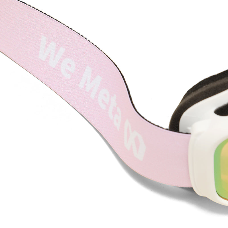 We Meta Skibriller til piger - Hvid/Lyserød