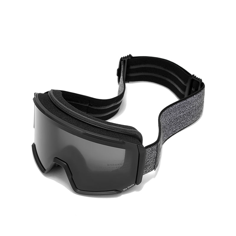 We Meta skibriller til voksne - Sort m/ sort linse