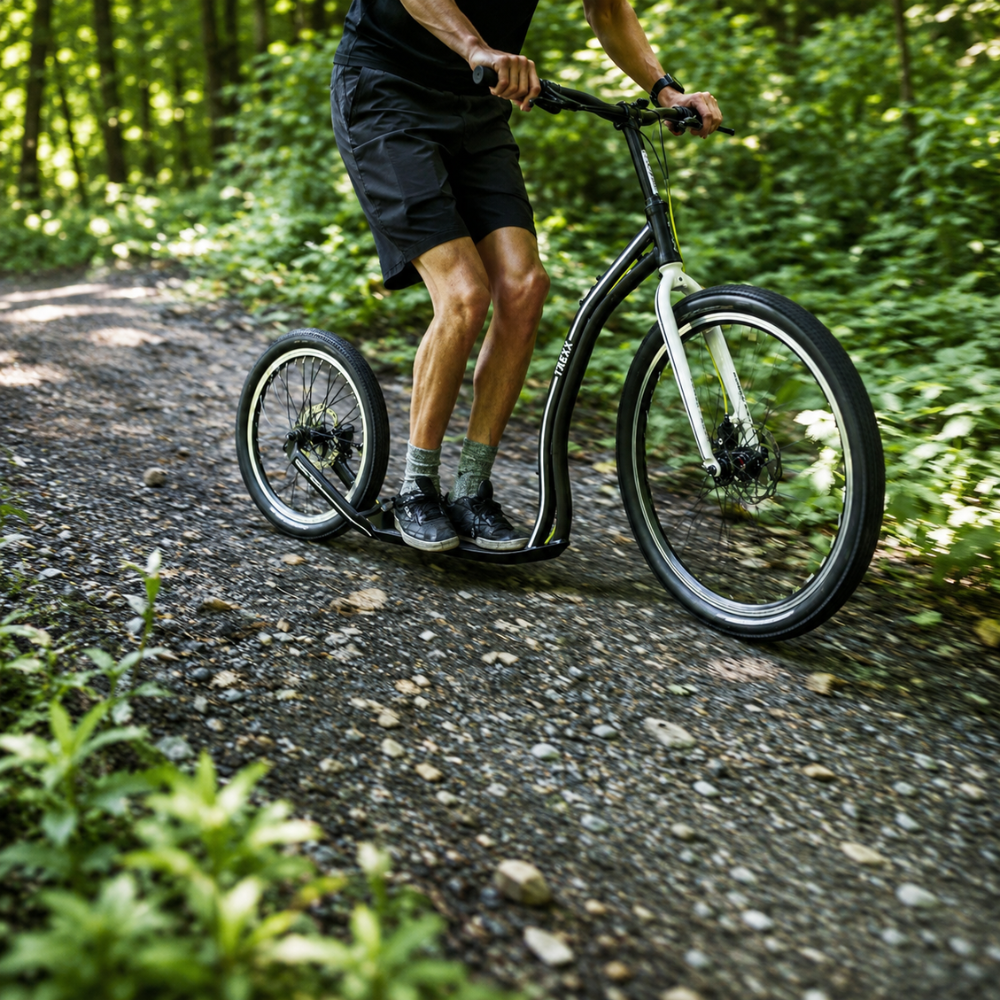 Yedoo Trexx Disc Scooter i skoven