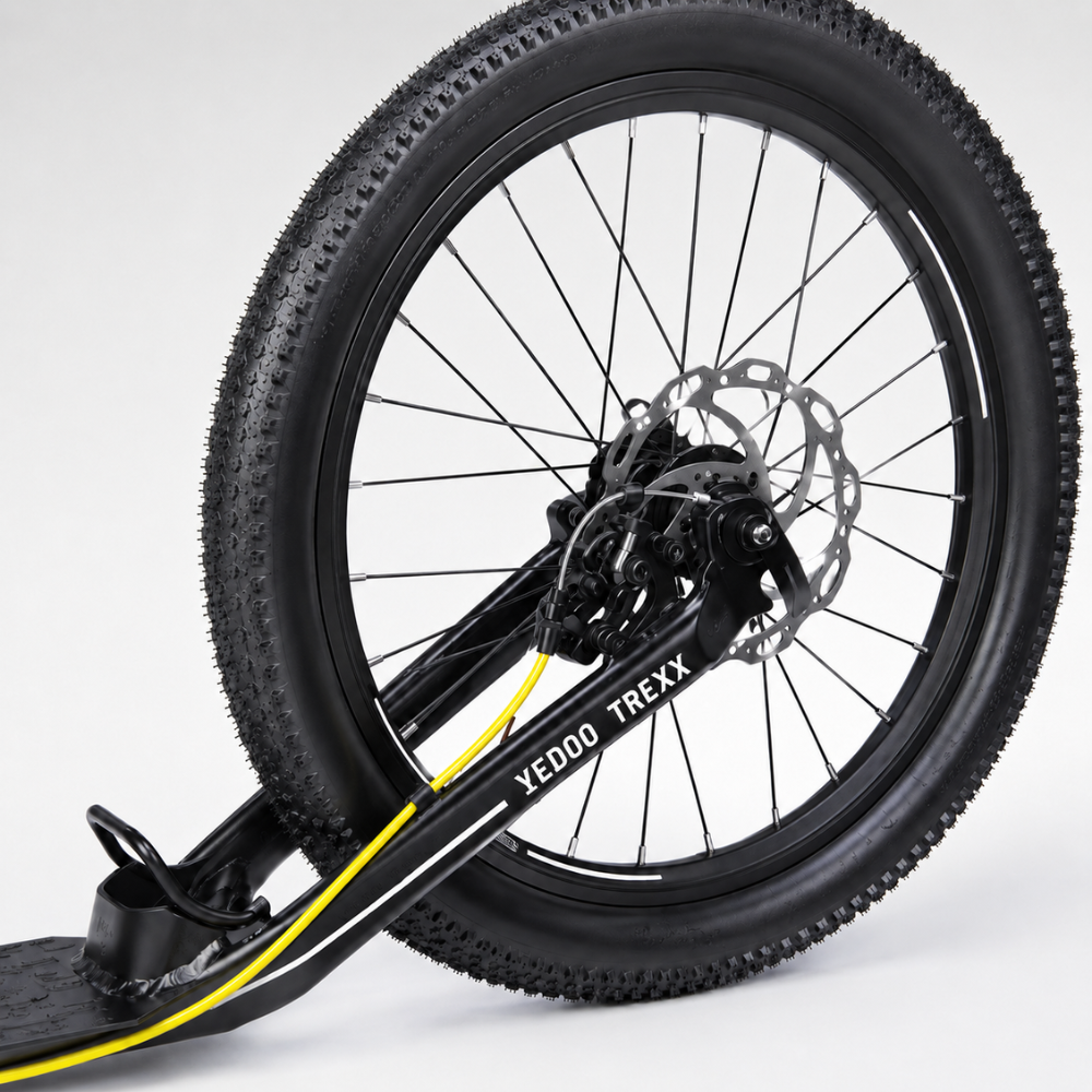 Yedoo Trexx Disc Scooter har store dæk