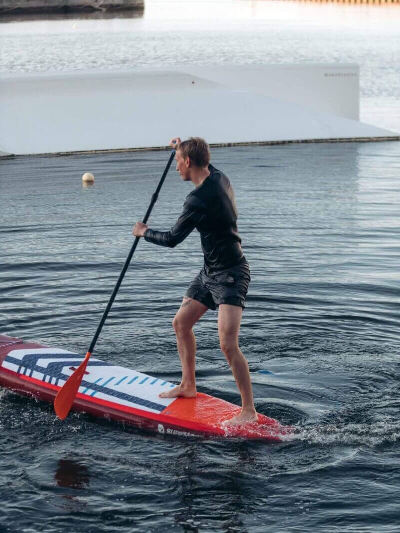 Sup board - oppustelig sup - Touring 11'6 x 31 x 6 - Surfmore - Rød - 2