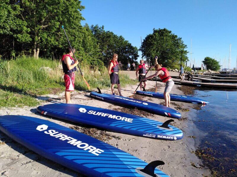 sup board - oppustelig sup - Surfmore -all round family edition - Blå - 3