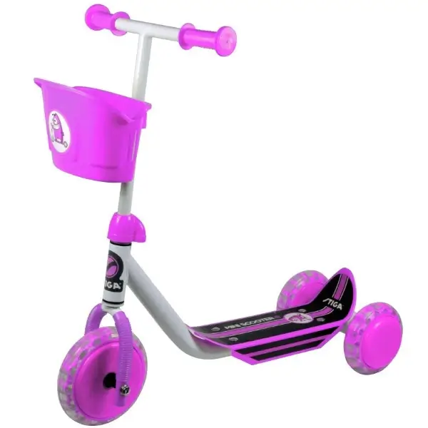 STIGA STR Løbehjul Børn Mini Scooter Kid 3W – Pink