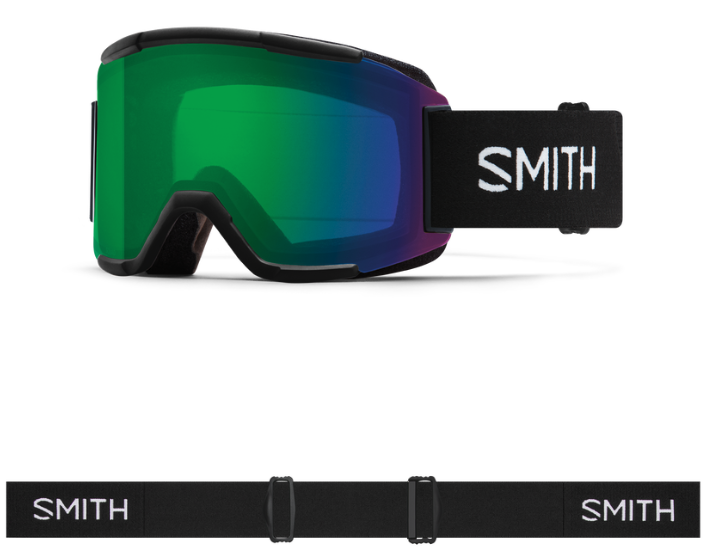Billede af SMITH Squad Skibriller - Sort + ChromaPop Everyday Green Mirror Lens