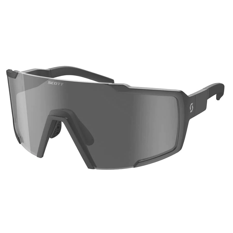Se SCOTT Shield Solbriller - Black Matt/Grey hos SurfMore